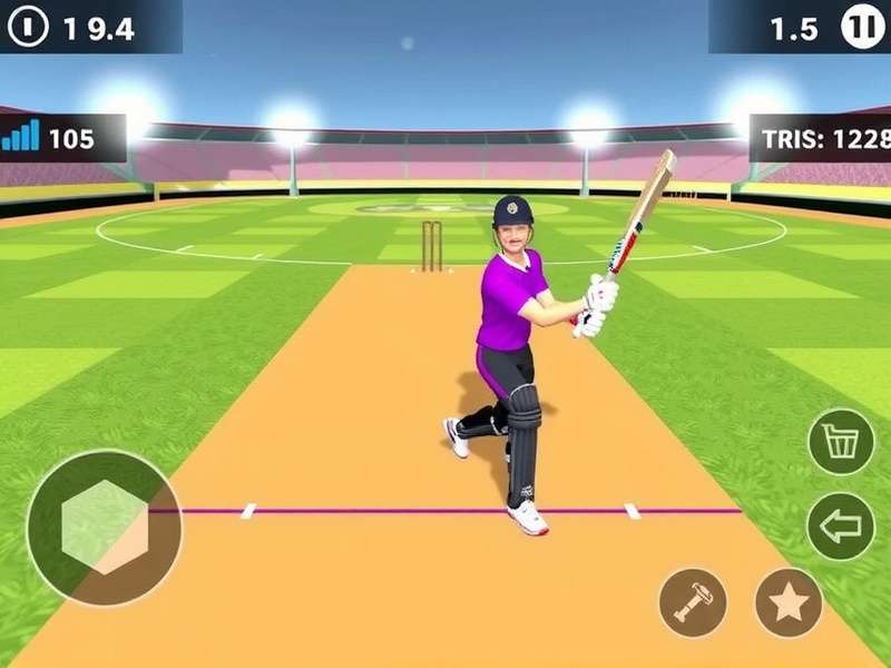 Players competing in Desi VR Cricket Duel Desi VR Cricket Duel Gameplay